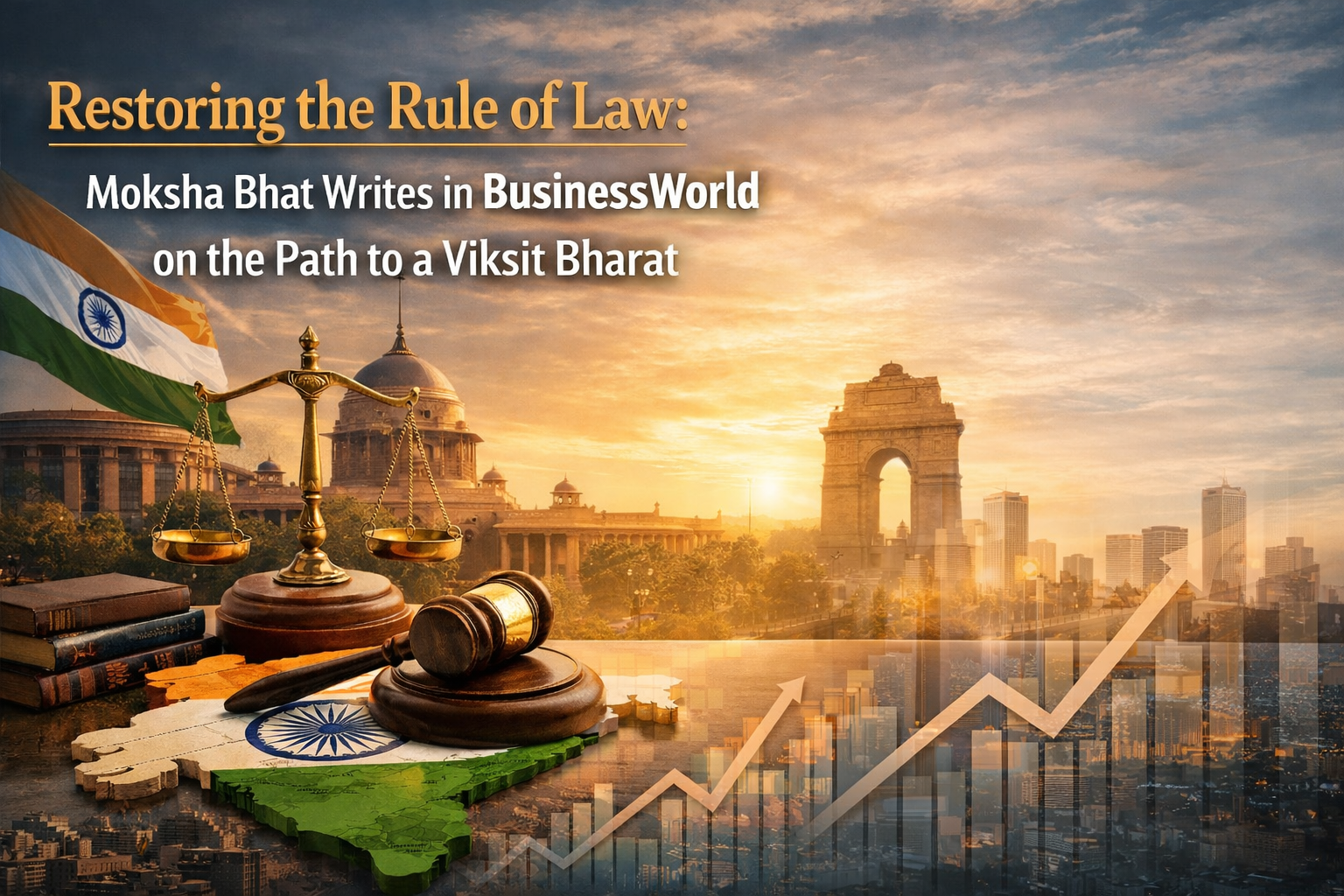 Moksha Bhat writed in Business World on the Path to a vikisit Bharat